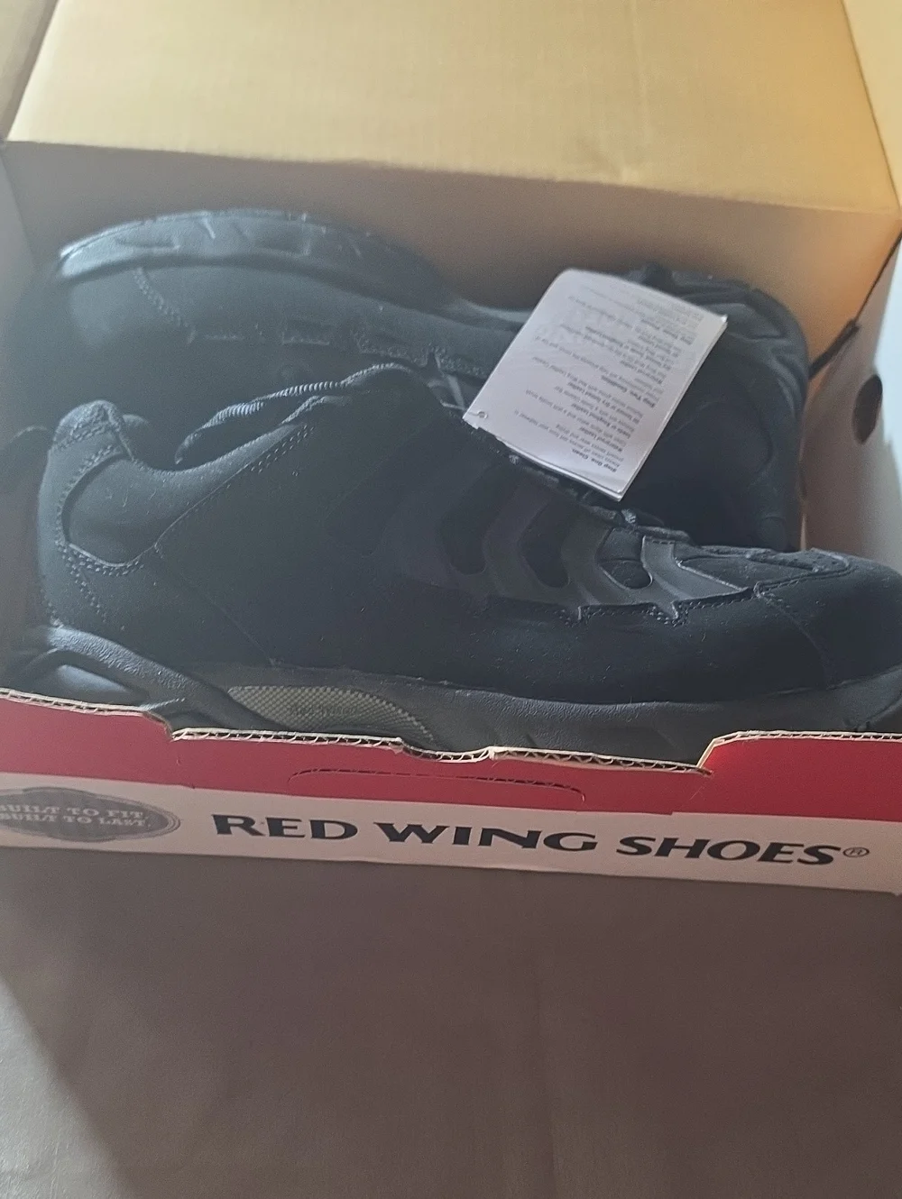 Red Wing Shoes Men's Black Athletic Work Sneaker